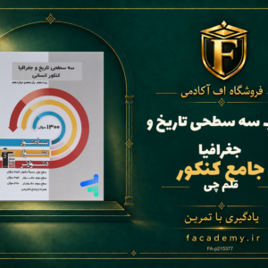 جلد کتاب سه سطحی تاریخ و جغرافیا جامع کنکور قلم چی | فروشگاه اف آکادمی